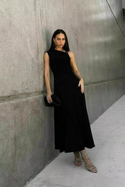 Vestido drapeado off white